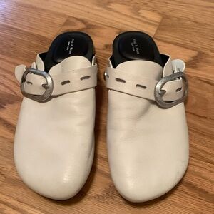 Rag & Bone leather mules.